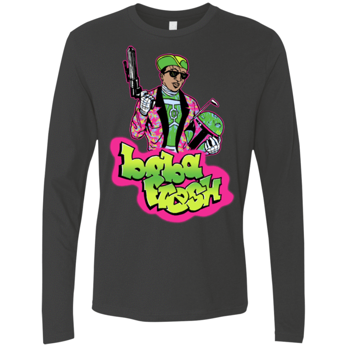 T-Shirts Heavy Metal / Small Boba Fresh Men's Premium Long Sleeve