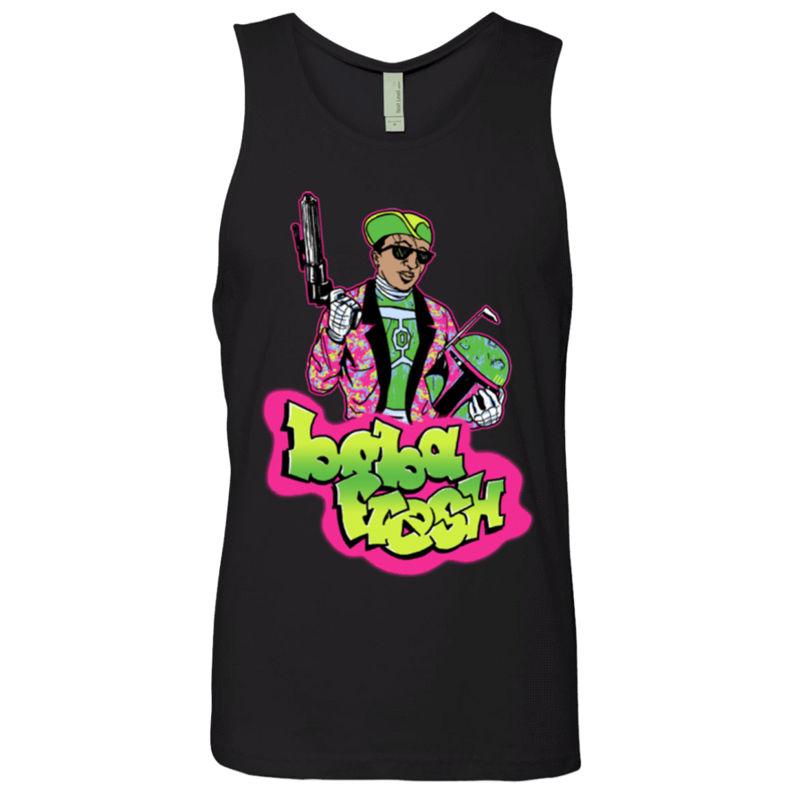 T-Shirts Black / Small Boba Fresh Men's Premium Tank Top