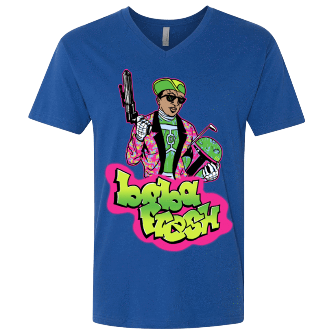 T-Shirts Royal / X-Small Boba Fresh Men's Premium V-Neck