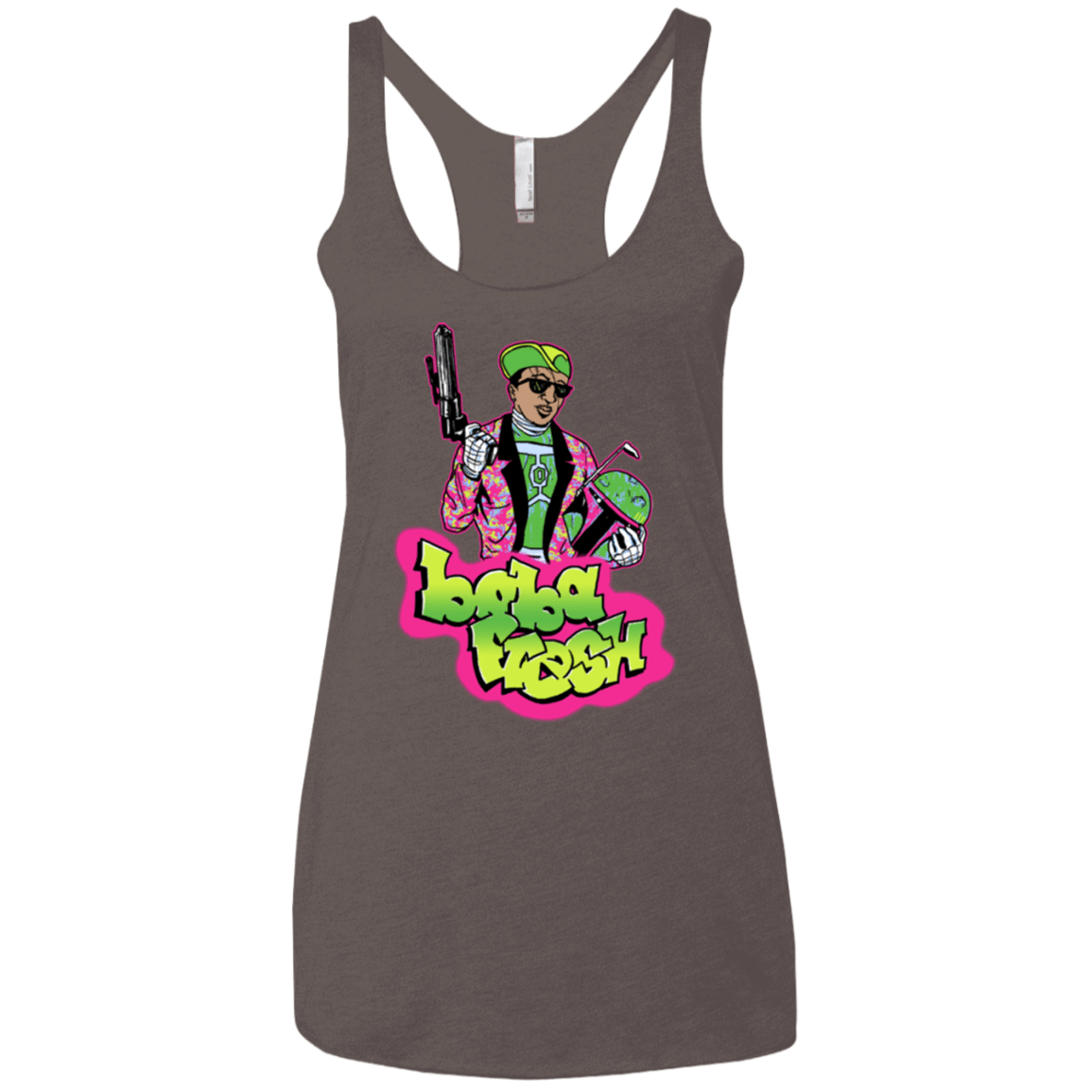 T-Shirts Macchiato / X-Small Boba Fresh Women's Triblend Racerback Tank