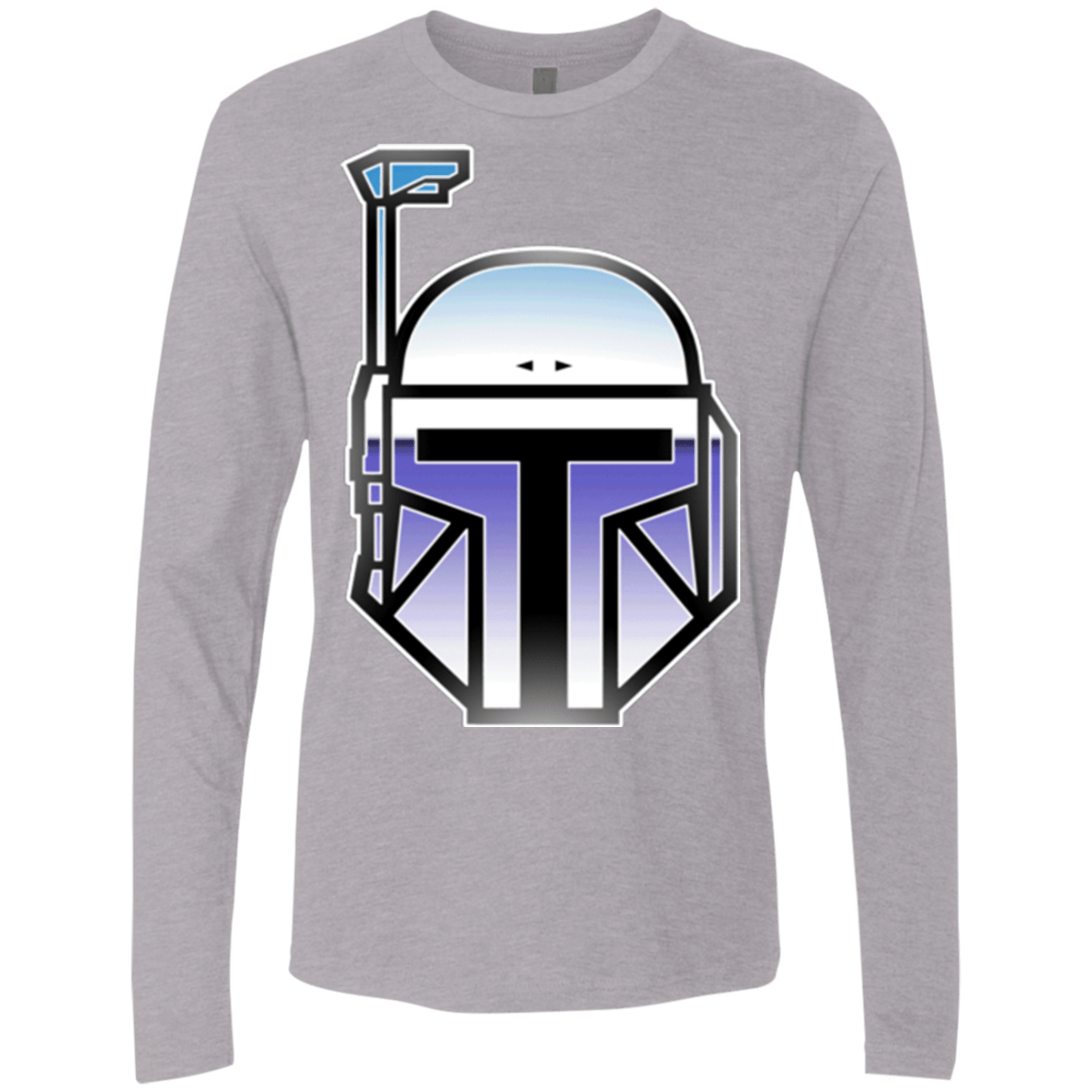 T-Shirts Heather Grey / Small Boba Men's Premium Long Sleeve