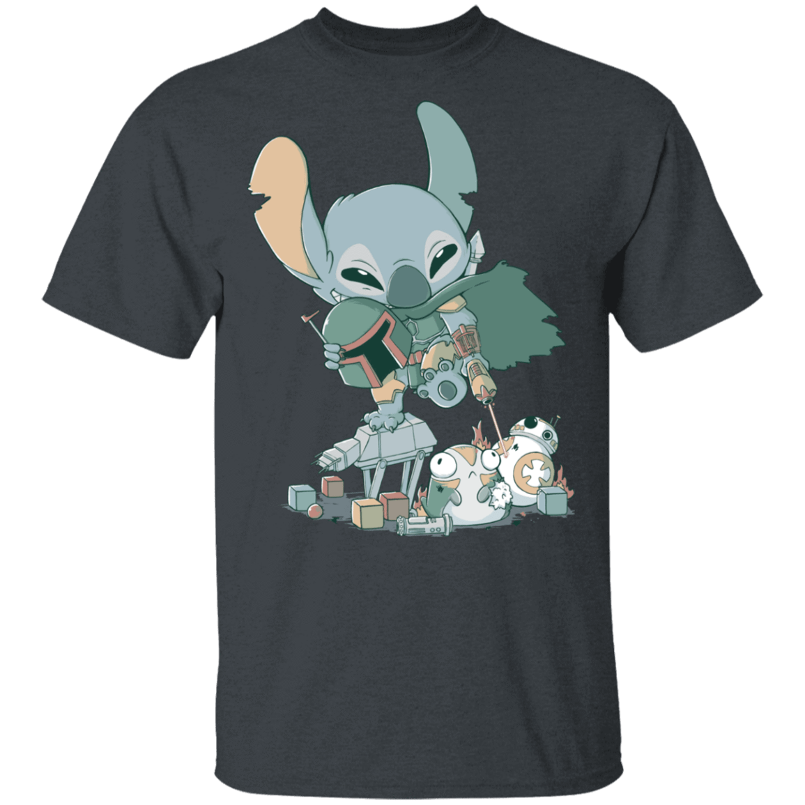 T-Shirts Dark Heather / S Boba Stitch T-Shirt