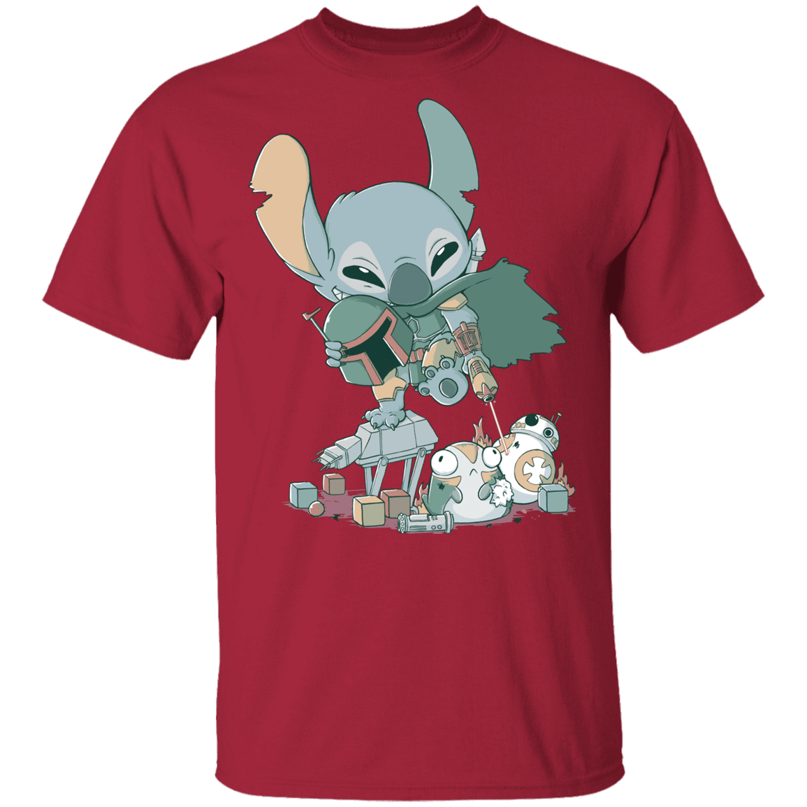 T-Shirts Cardinal / YXS Boba Stitch Youth T-Shirt