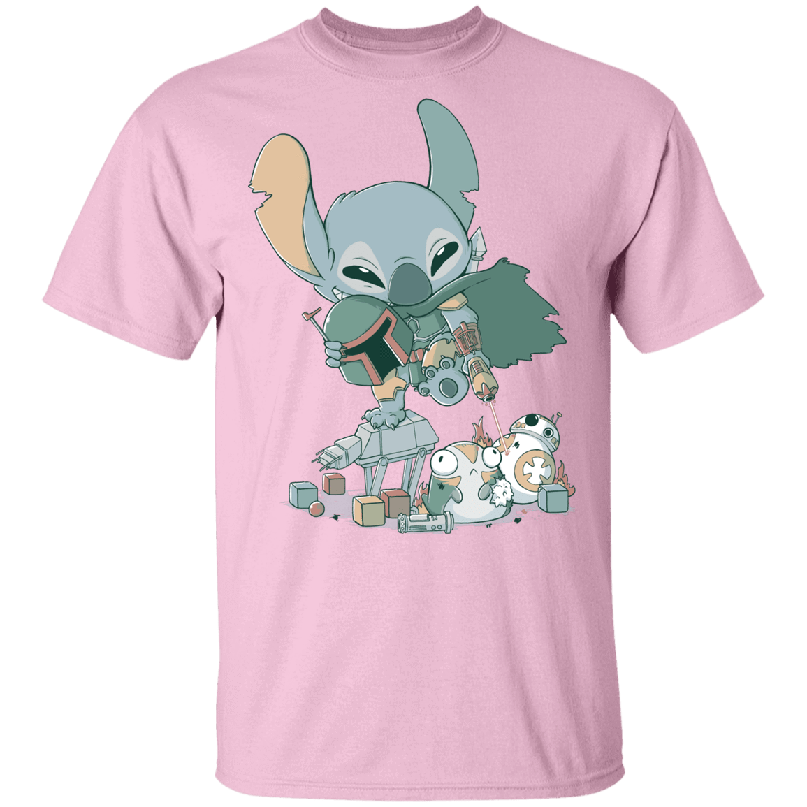 T-Shirts Light Pink / YXS Boba Stitch Youth T-Shirt