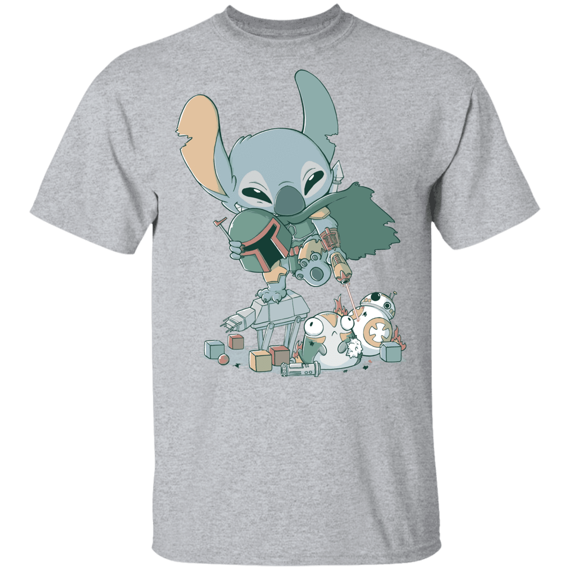 T-Shirts Sport Grey / YXS Boba Stitch Youth T-Shirt