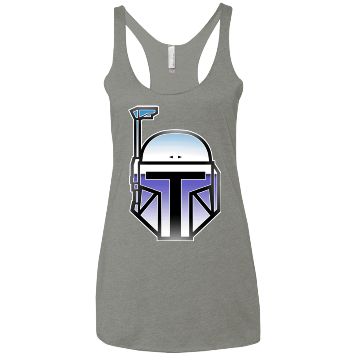 T-Shirts Venetian Grey / X-Small Boba Women's Triblend Racerback Tank