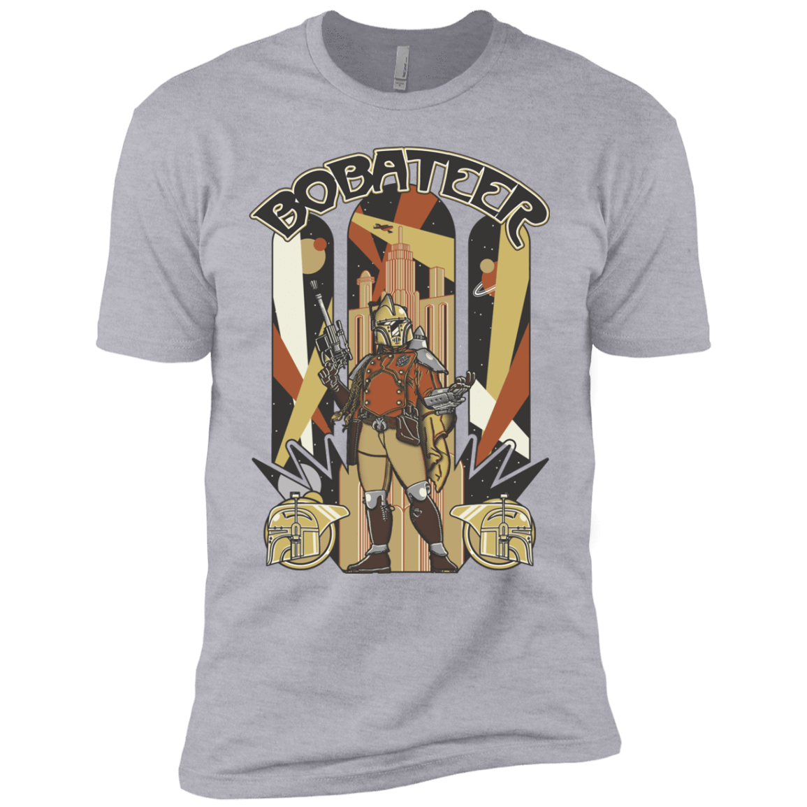T-Shirts Heather Grey / YXS Bobateer Boys Premium T-Shirt
