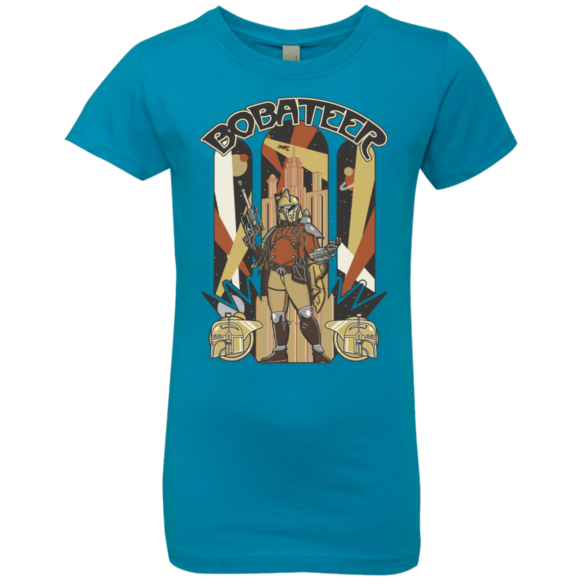 T-Shirts Turquoise / YXS Bobateer Girls Premium T-Shirt