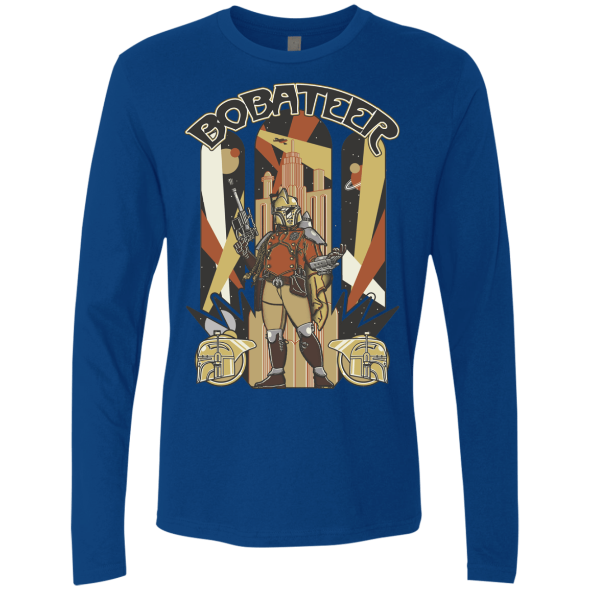 T-Shirts Royal / Small Bobateer Men's Premium Long Sleeve