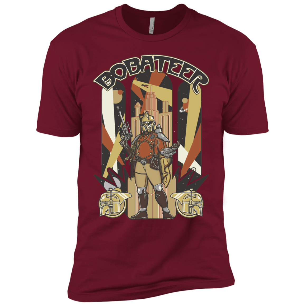 T-Shirts Cardinal / X-Small Bobateer Men's Premium T-Shirt