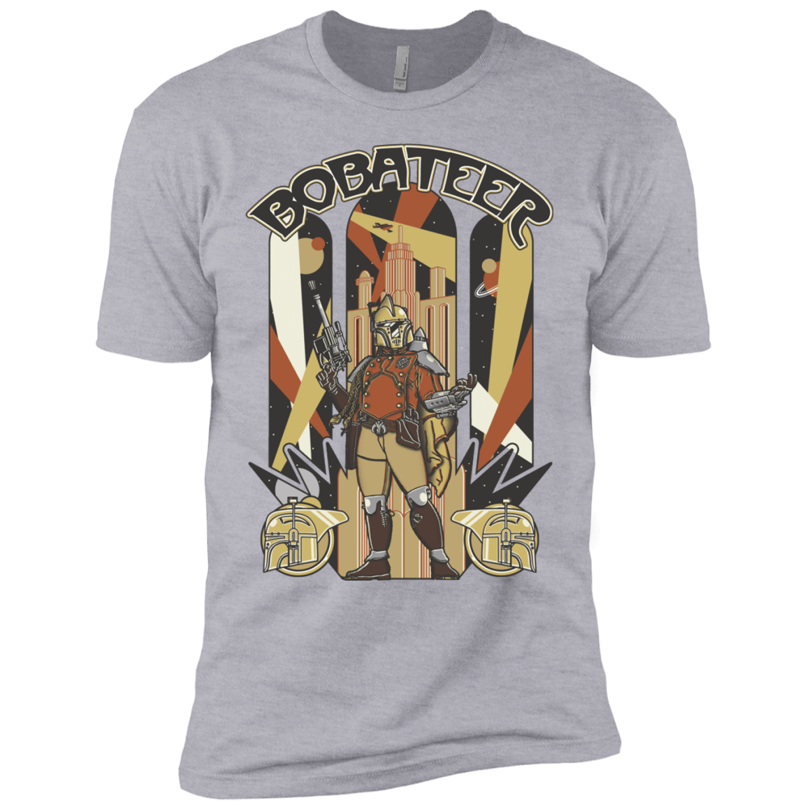 T-Shirts Heather Grey / X-Small Bobateer Men's Premium T-Shirt