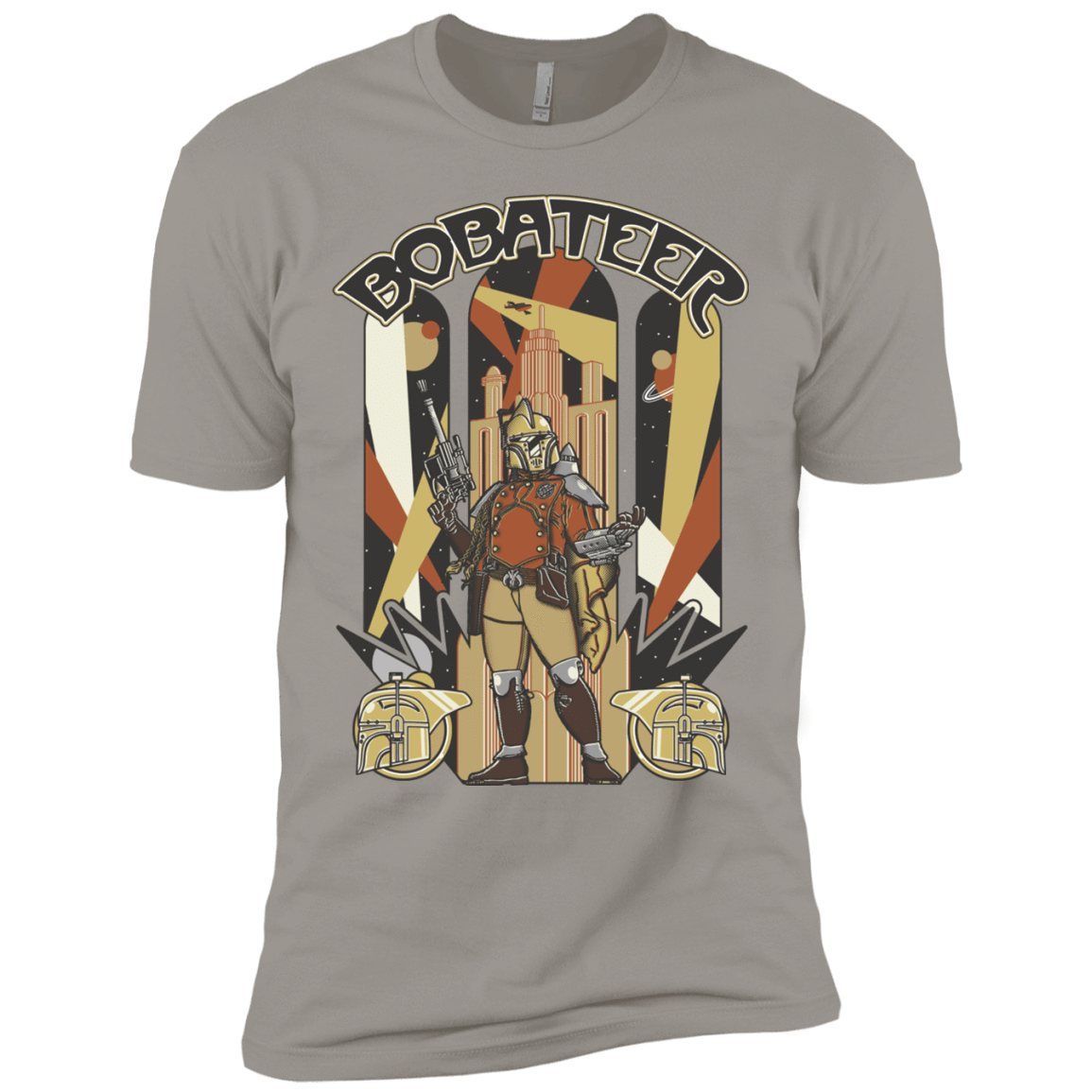 T-Shirts Light Grey / X-Small Bobateer Men's Premium T-Shirt