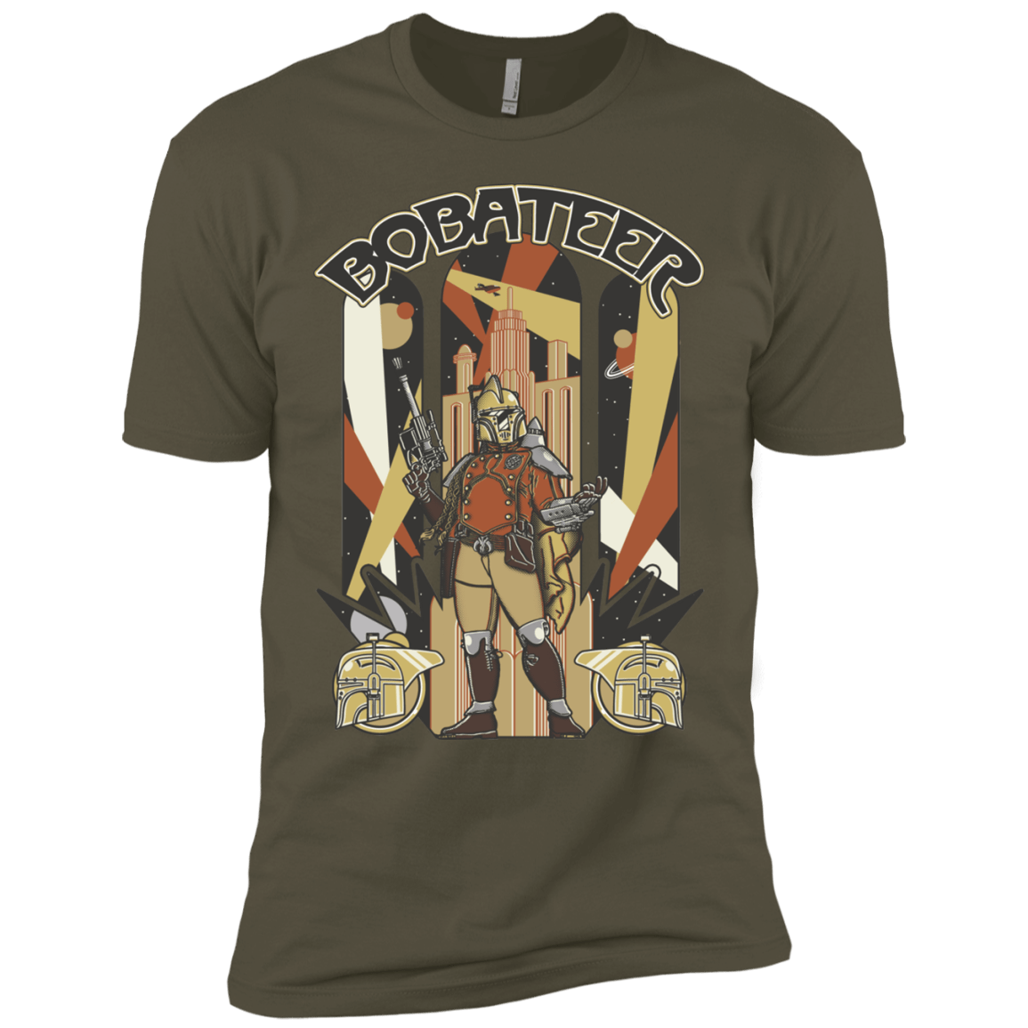 T-Shirts Military Green / X-Small Bobateer Men's Premium T-Shirt