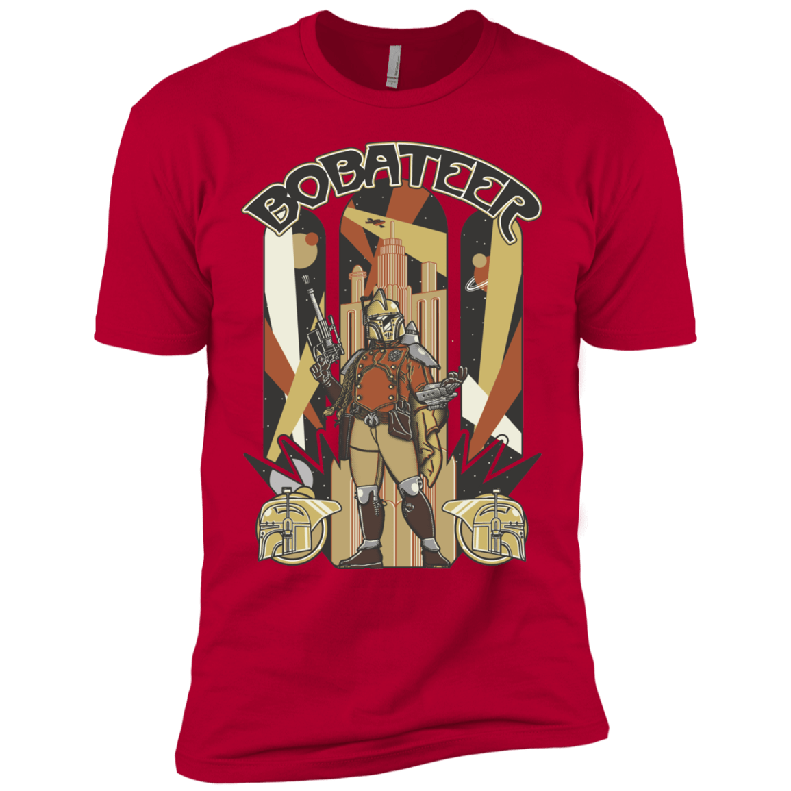 T-Shirts Red / X-Small Bobateer Men's Premium T-Shirt