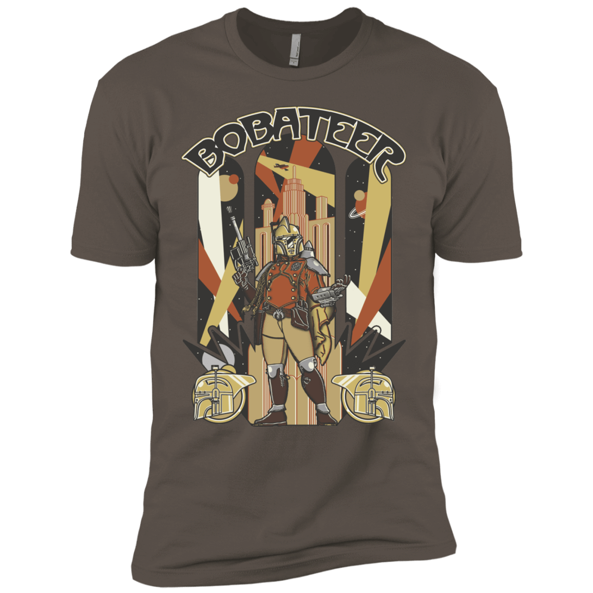 T-Shirts Warm Grey / X-Small Bobateer Men's Premium T-Shirt