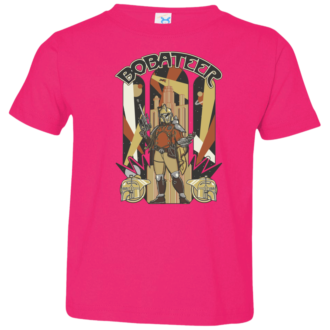 T-Shirts Hot Pink / 2T Bobateer Toddler Premium T-Shirt