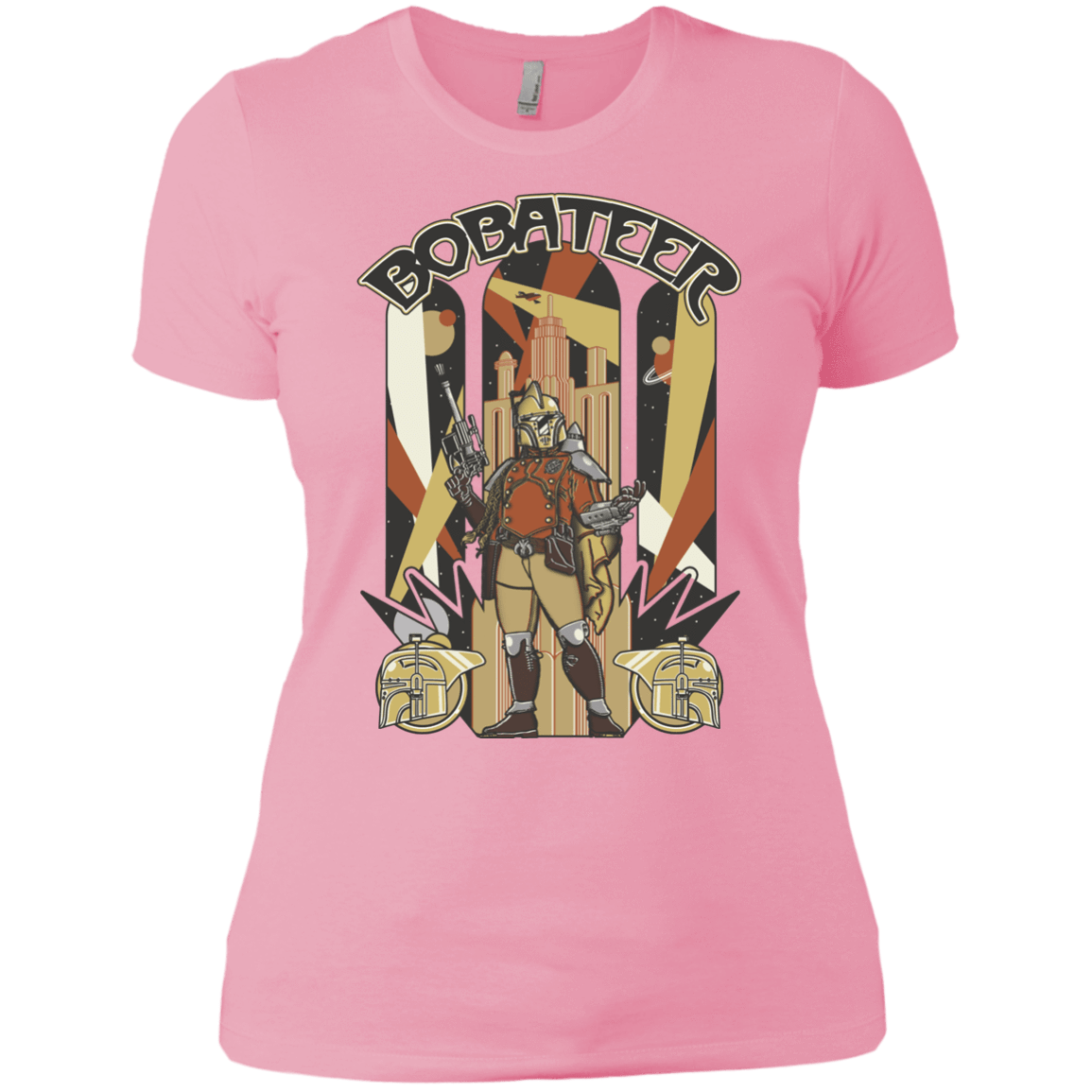 T-Shirts Light Pink / X-Small Bobateer Women's Premium T-Shirt