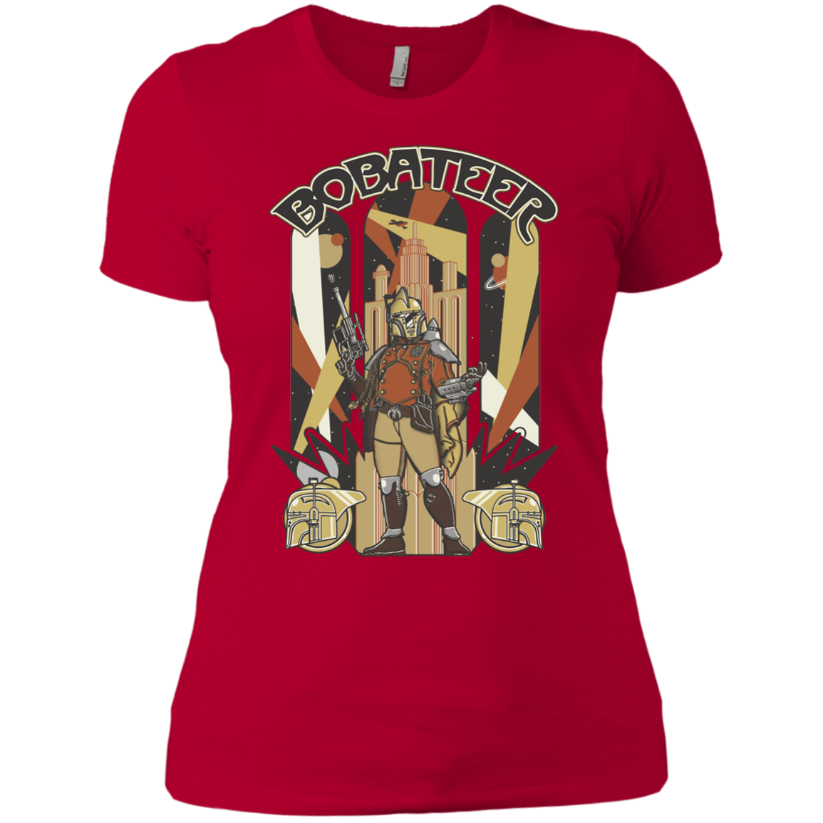 T-Shirts Red / X-Small Bobateer Women's Premium T-Shirt