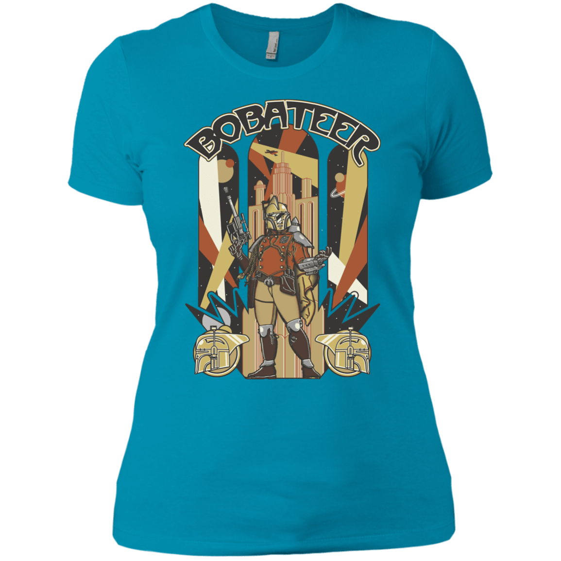 T-Shirts Turquoise / X-Small Bobateer Women's Premium T-Shirt