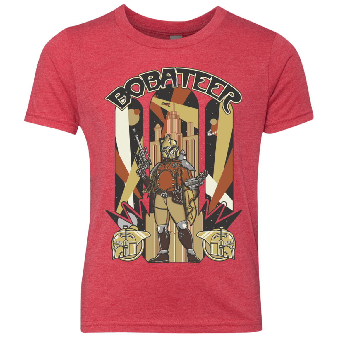 T-Shirts Vintage Red / YXS Bobateer Youth Triblend T-Shirt