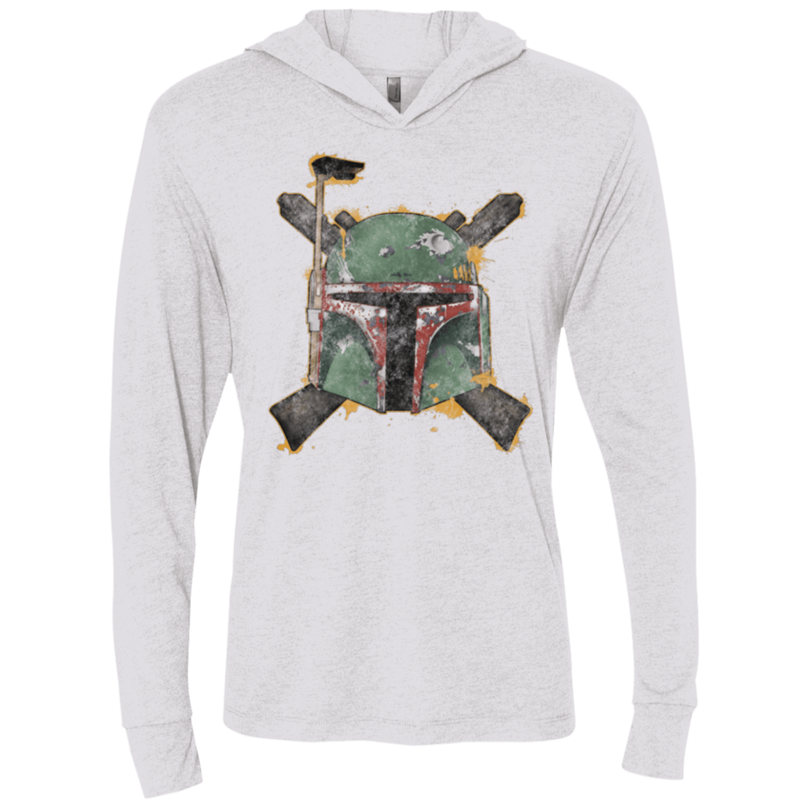 T-Shirts Heather White / X-Small Bobax Triblend Long Sleeve Hoodie Tee