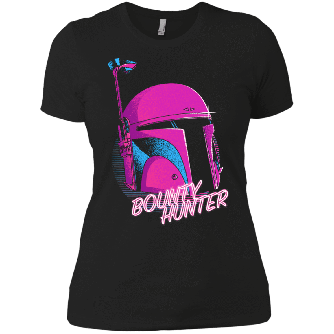 T-Shirts Black / X-Small Bobba Helmet 80's Women's Premium T-Shirt