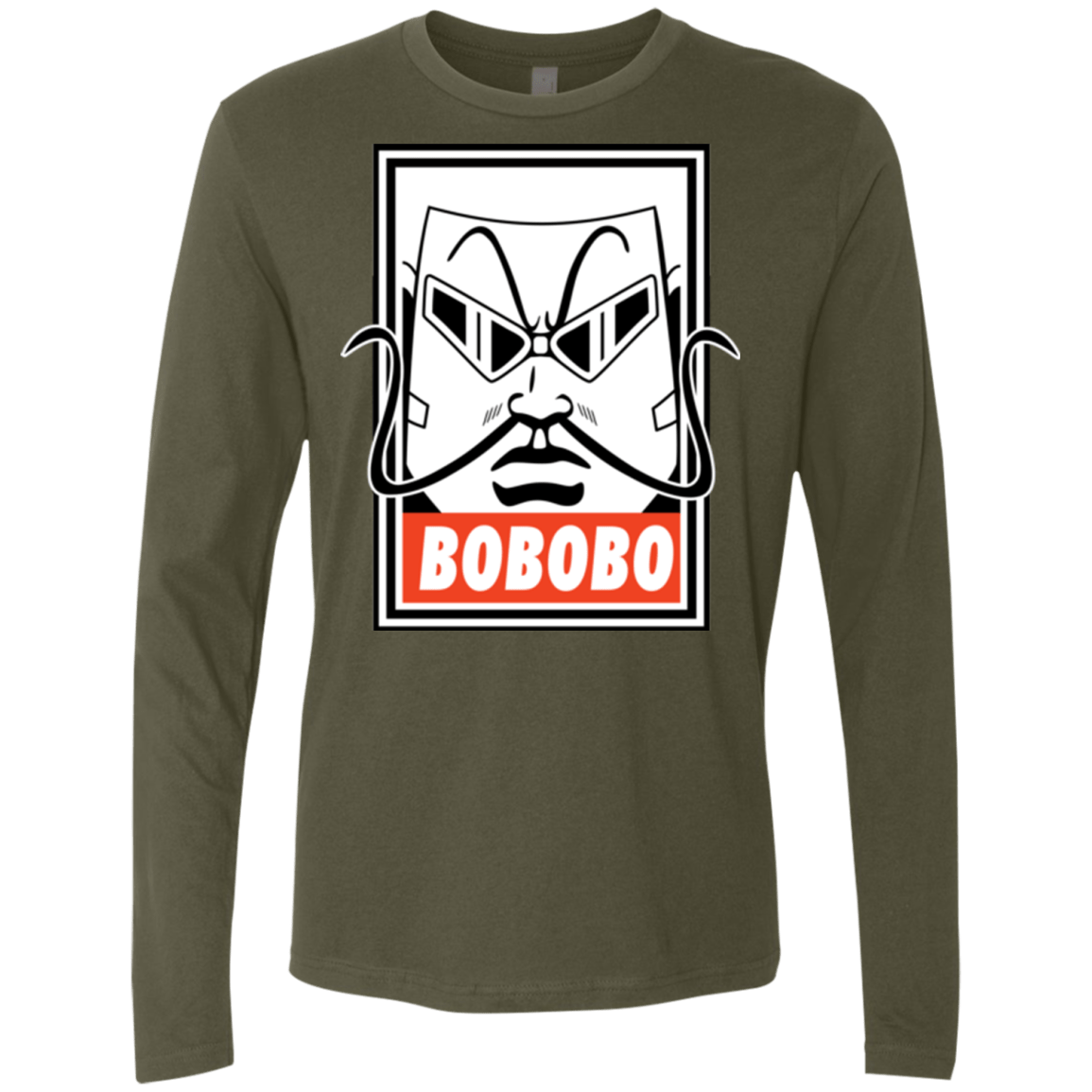 T-Shirts Military Green / Small Bobobey Men's Premium Long Sleeve