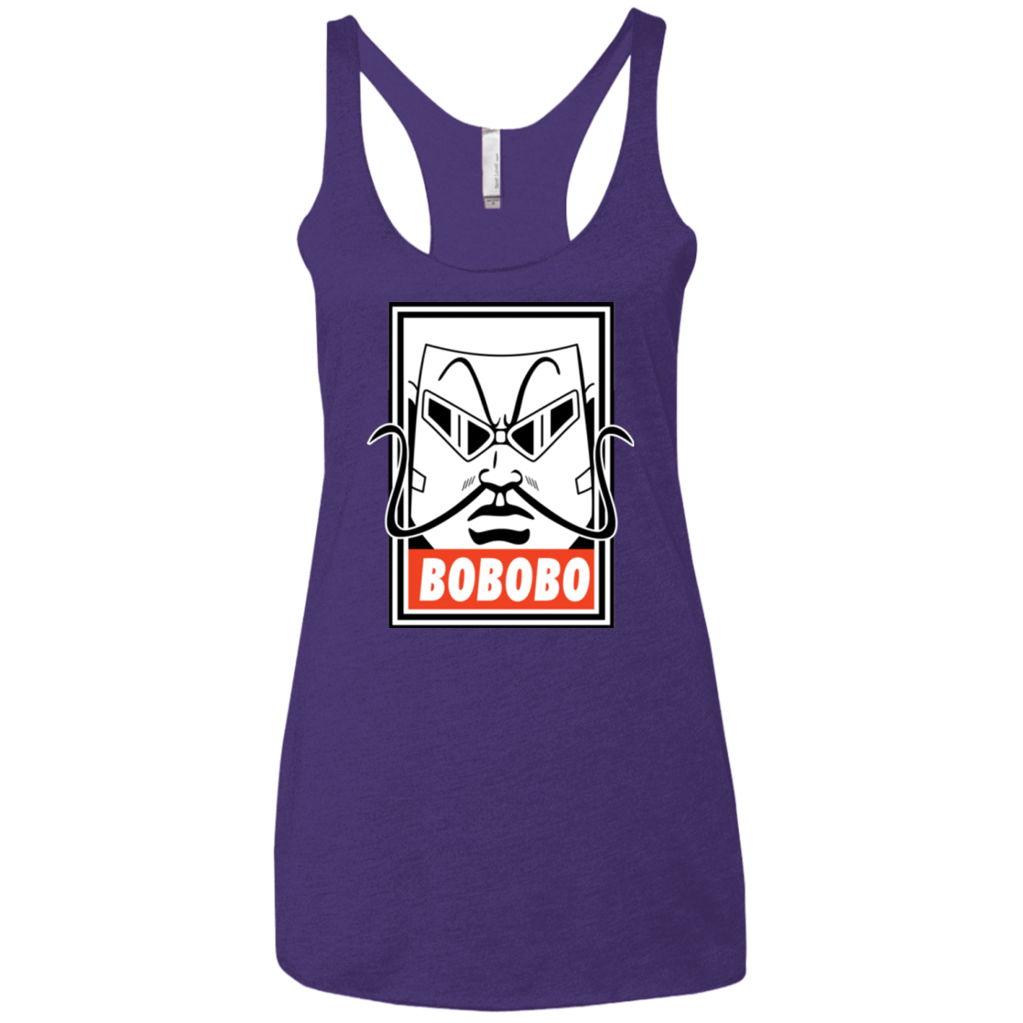 T-Shirts Purple / X-Small Bobobey Women's Triblend Racerback Tank