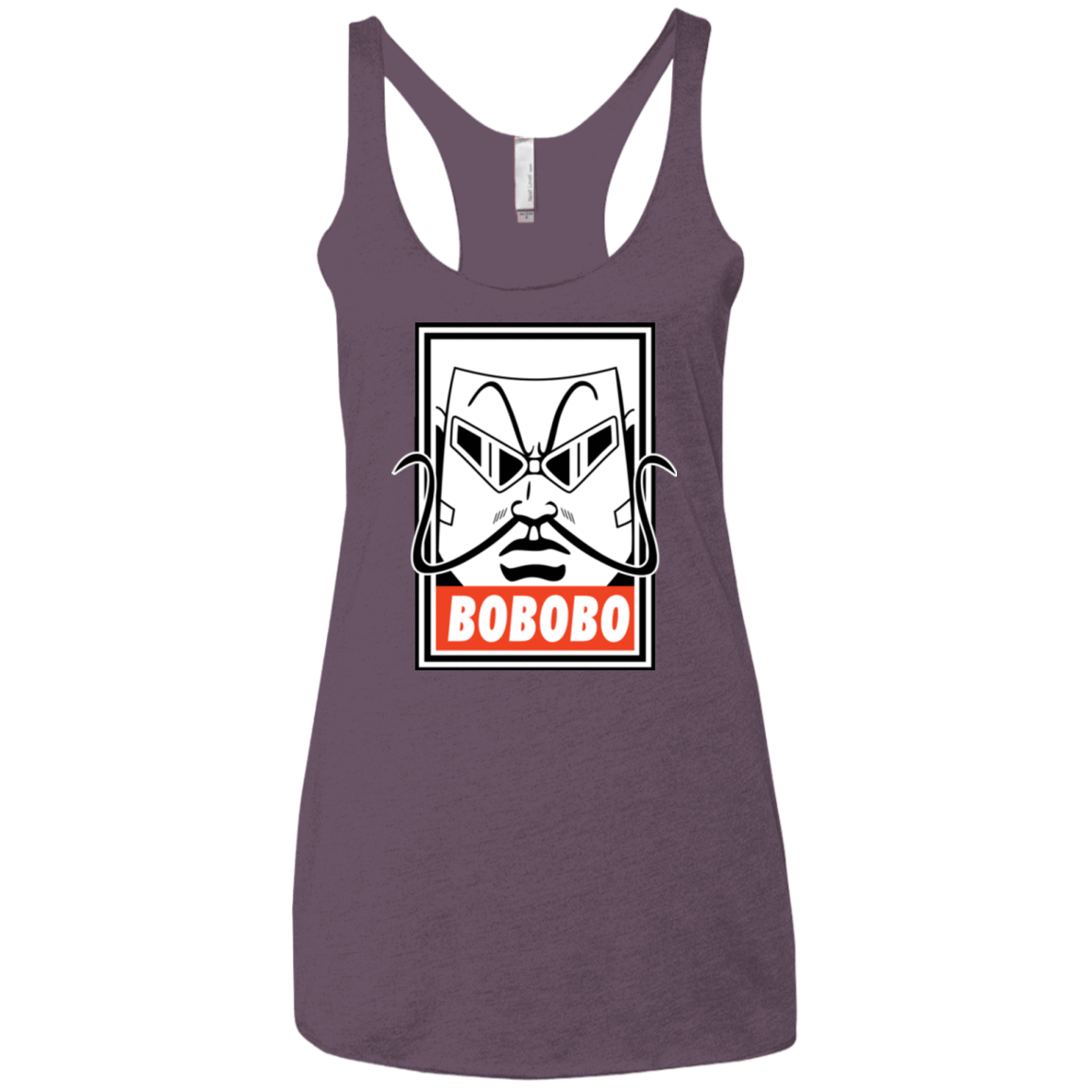 T-Shirts Vintage Purple / X-Small Bobobey Women's Triblend Racerback Tank