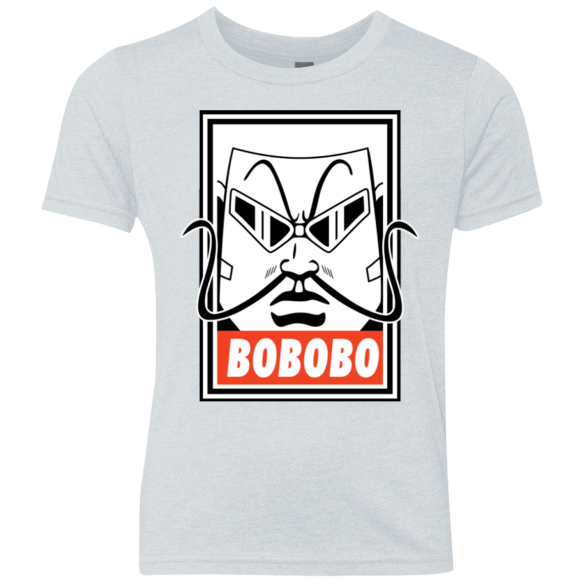 T-Shirts Heather White / YXS Bobobey Youth Triblend T-Shirt