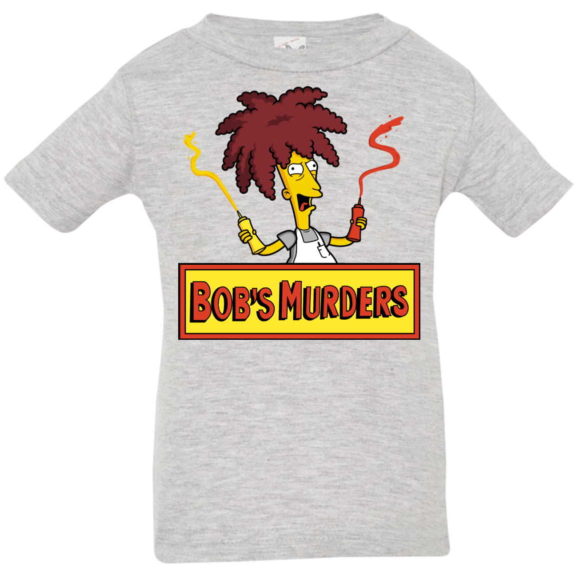 T-Shirts Heather Grey / 6 Months Bobs Murders Infant Premium T-Shirt