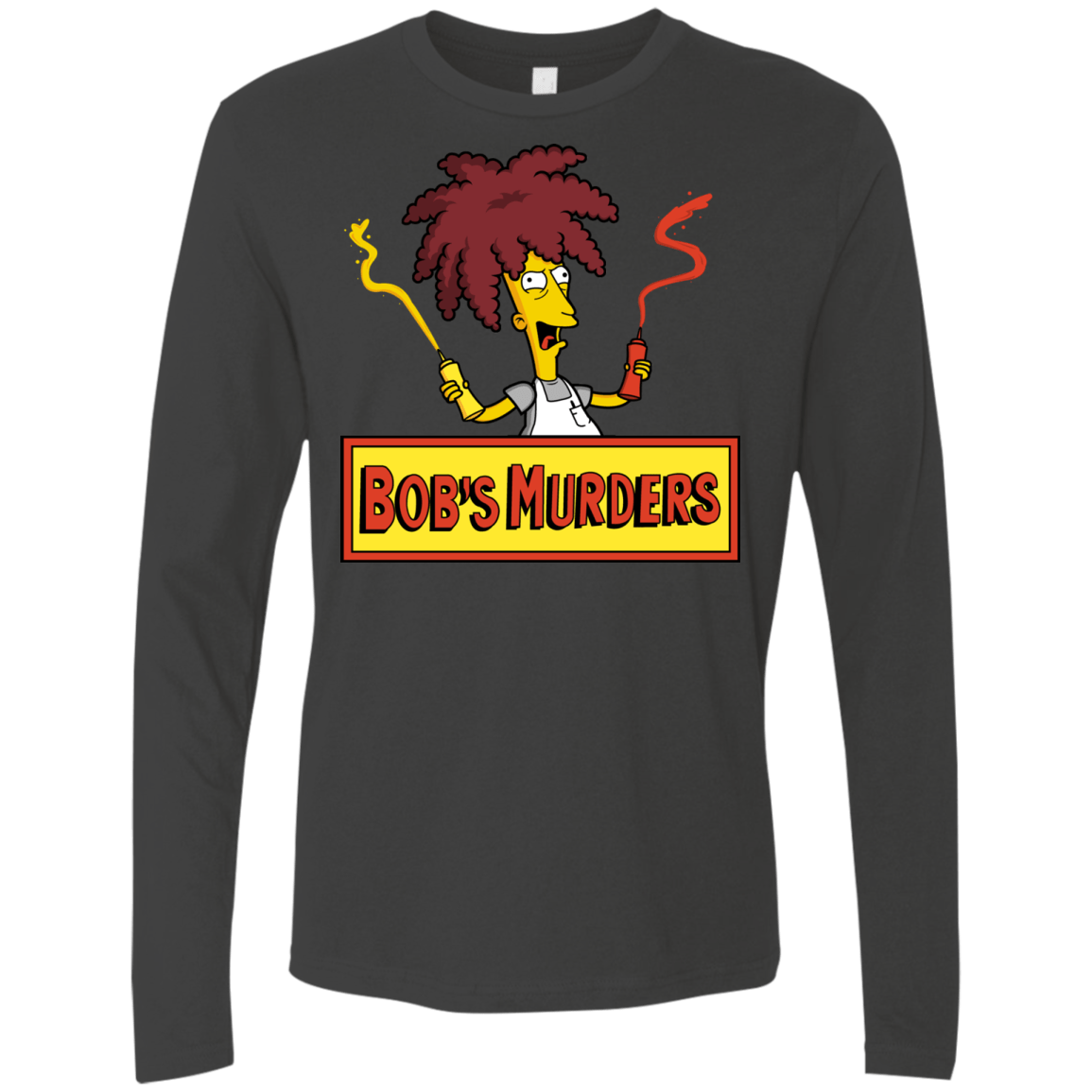 T-Shirts Heavy Metal / S Bobs Murders Men's Premium Long Sleeve