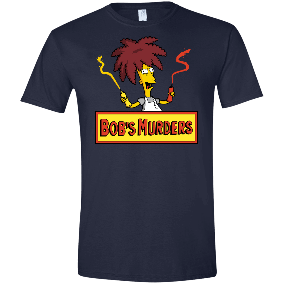 T-Shirts Navy / X-Small Bobs Murders Men's Semi-Fitted Softstyle