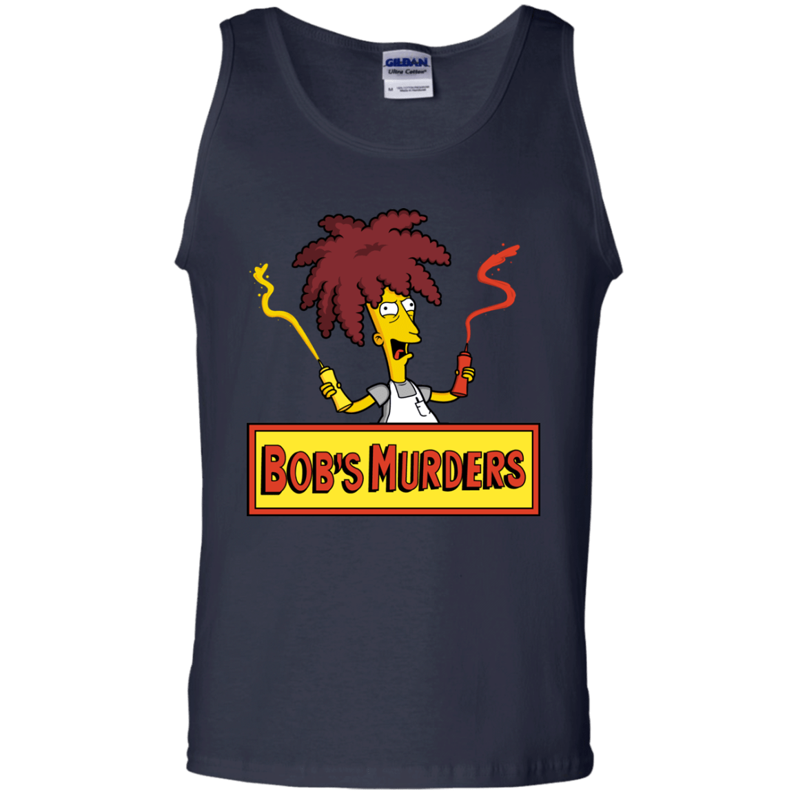 T-Shirts Navy / S Bobs Murders Men's Tank Top