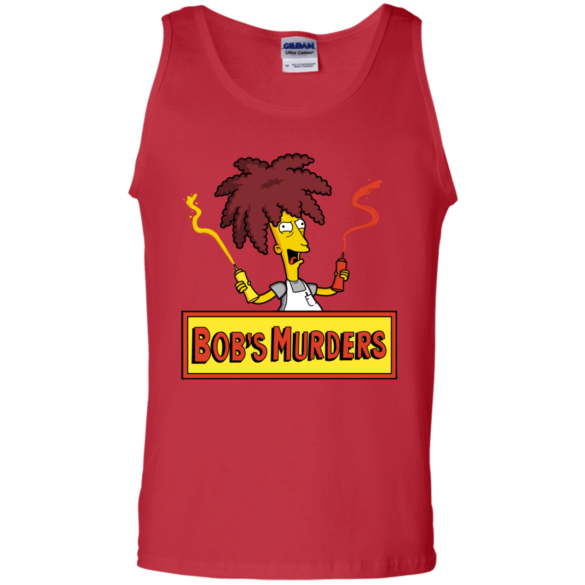T-Shirts Red / S Bobs Murders Men's Tank Top