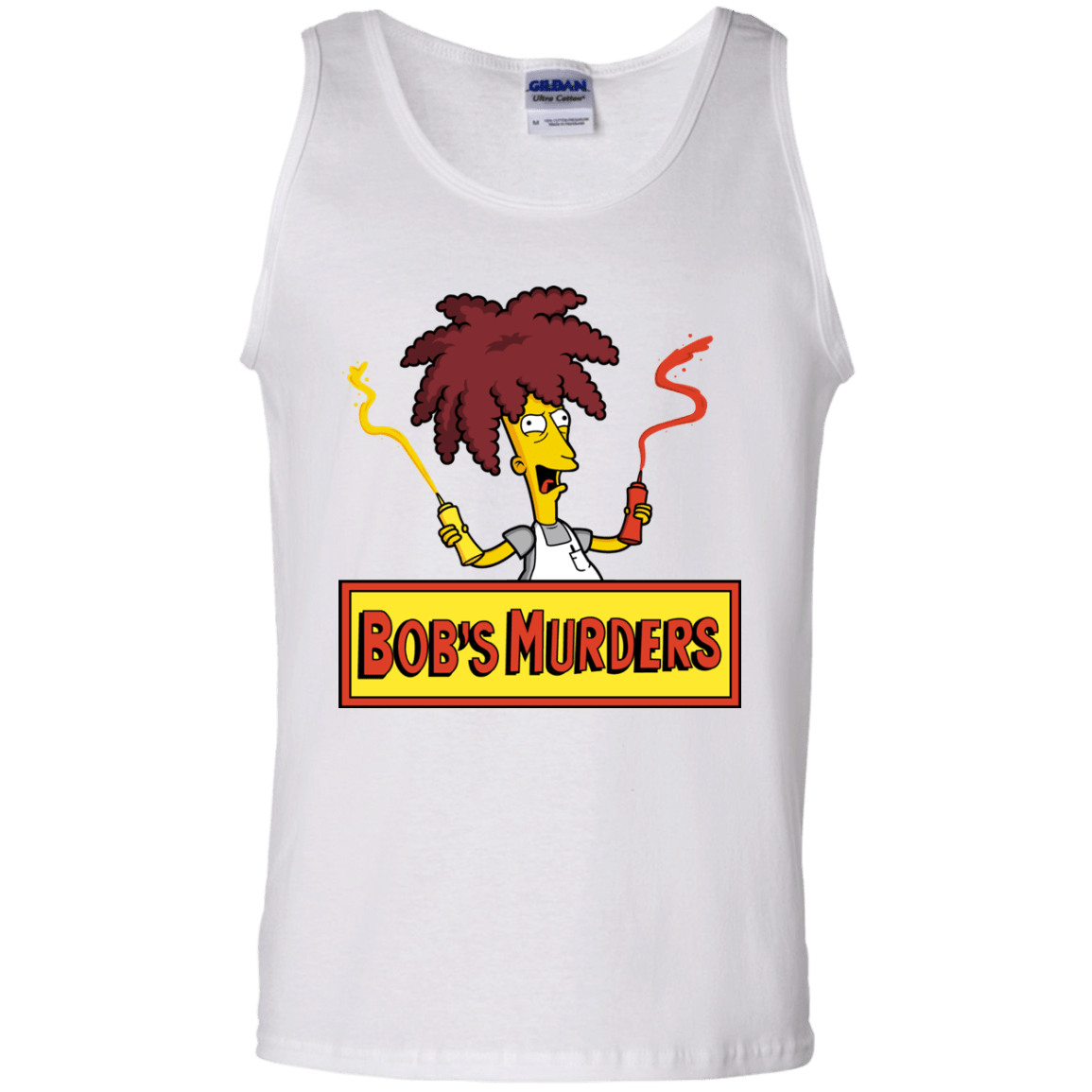 T-Shirts White / S Bobs Murders Men's Tank Top