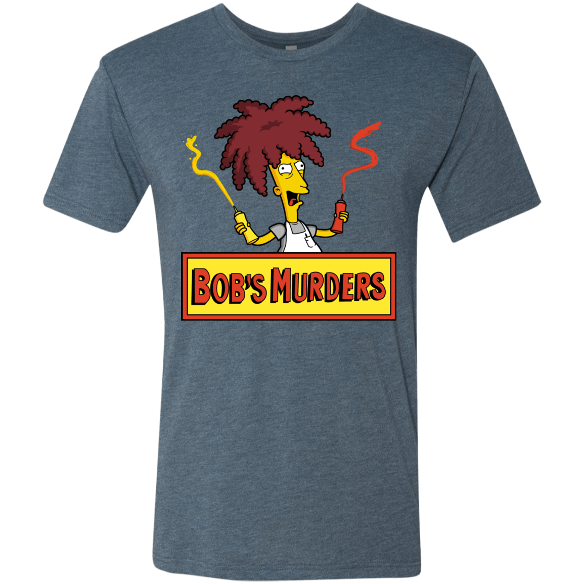 T-Shirts Indigo / S Bobs Murders Men's Triblend T-Shirt