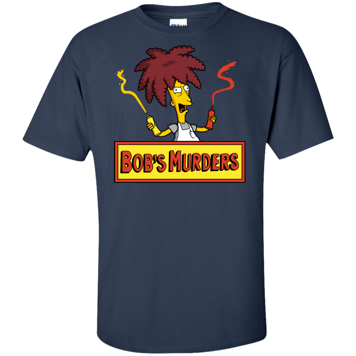 T-Shirts Navy / XLT Bobs Murders Tall T-Shirt