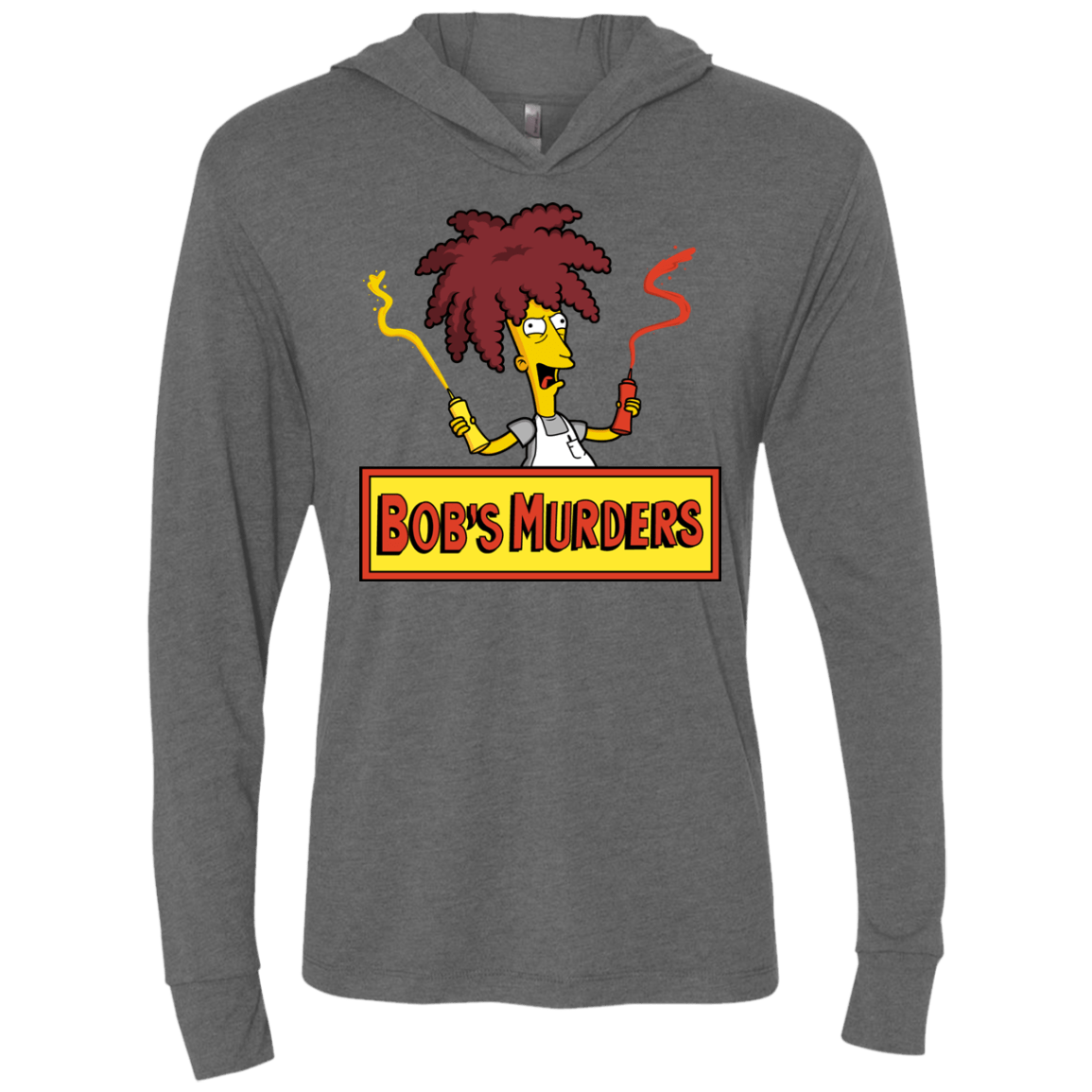 T-Shirts Premium Heather / X-Small Bobs Murders Triblend Long Sleeve Hoodie Tee