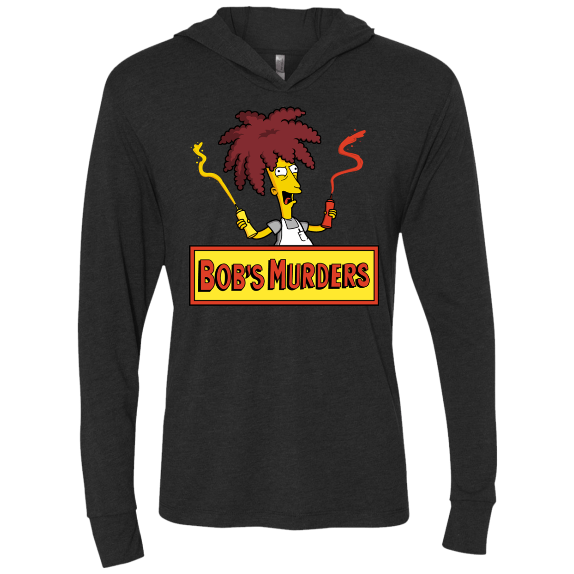 T-Shirts Vintage Black / X-Small Bobs Murders Triblend Long Sleeve Hoodie Tee