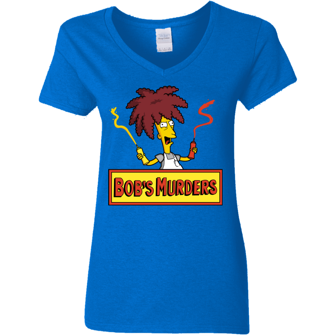 T-Shirts Royal / S Bobs Murders Women's V-Neck T-Shirt