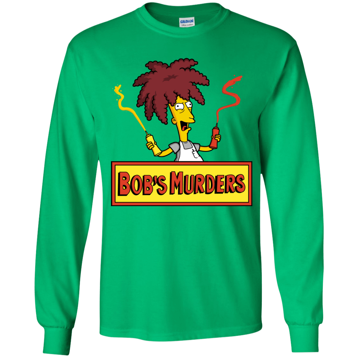 T-Shirts Irish Green / YS Bobs Murders Youth Long Sleeve T-Shirt