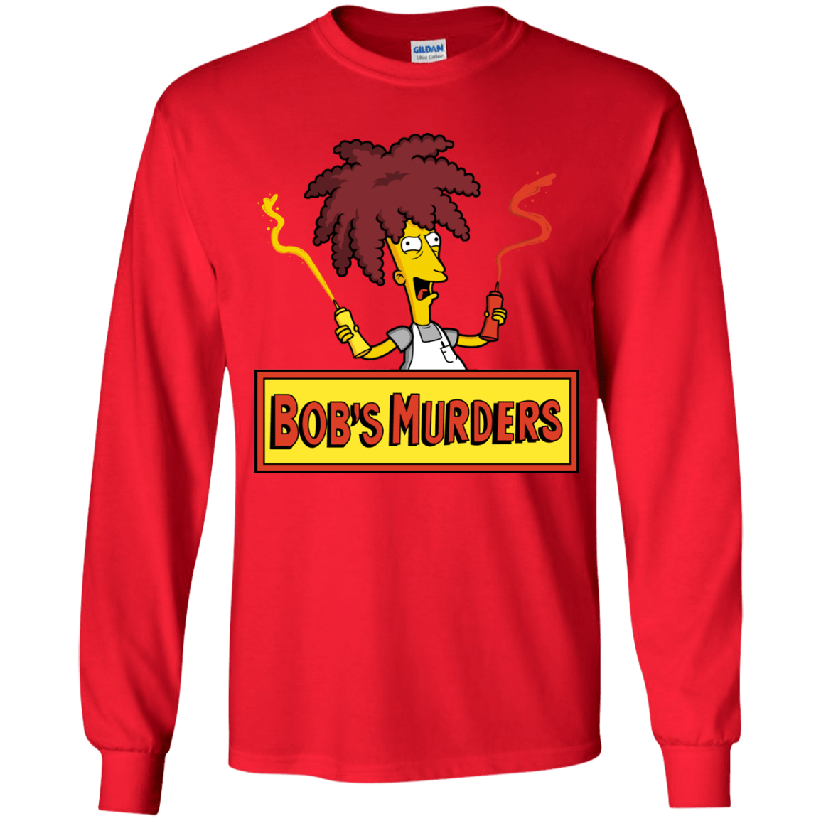 T-Shirts Red / YS Bobs Murders Youth Long Sleeve T-Shirt