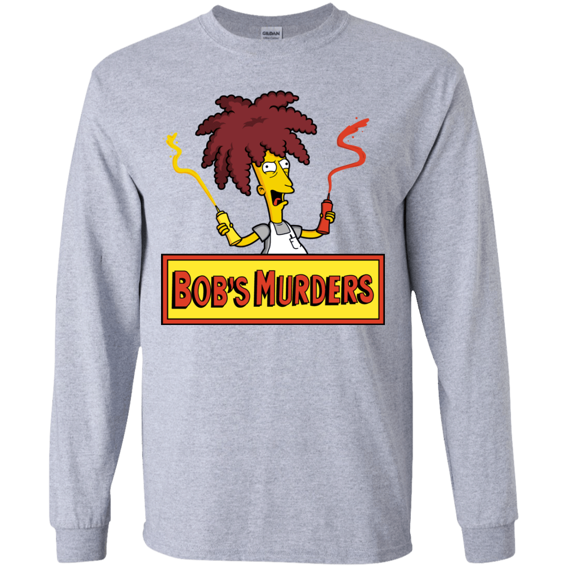 T-Shirts Sport Grey / YS Bobs Murders Youth Long Sleeve T-Shirt