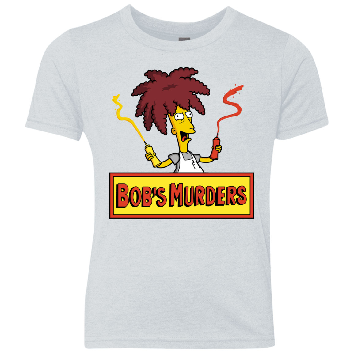 T-Shirts Heather White / YXS Bobs Murders Youth Triblend T-Shirt