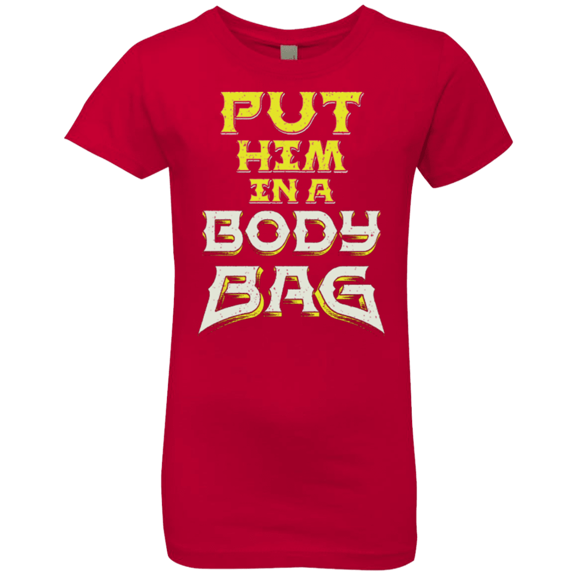 T-Shirts Red / YXS BODY BAG Girls Premium T-Shirt