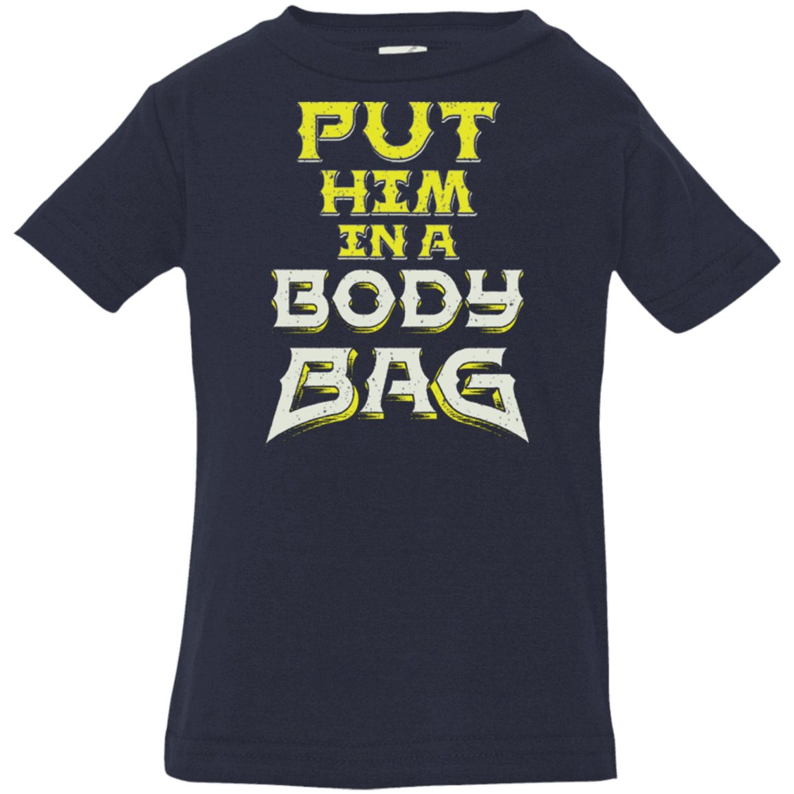 T-Shirts Navy / 6 Months BODY BAG Infant Premium T-Shirt