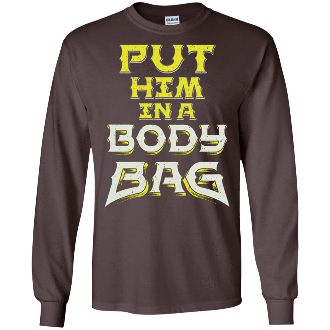 T-Shirts Dark Chocolate / S BODY BAG Men's Long Sleeve T-Shirt