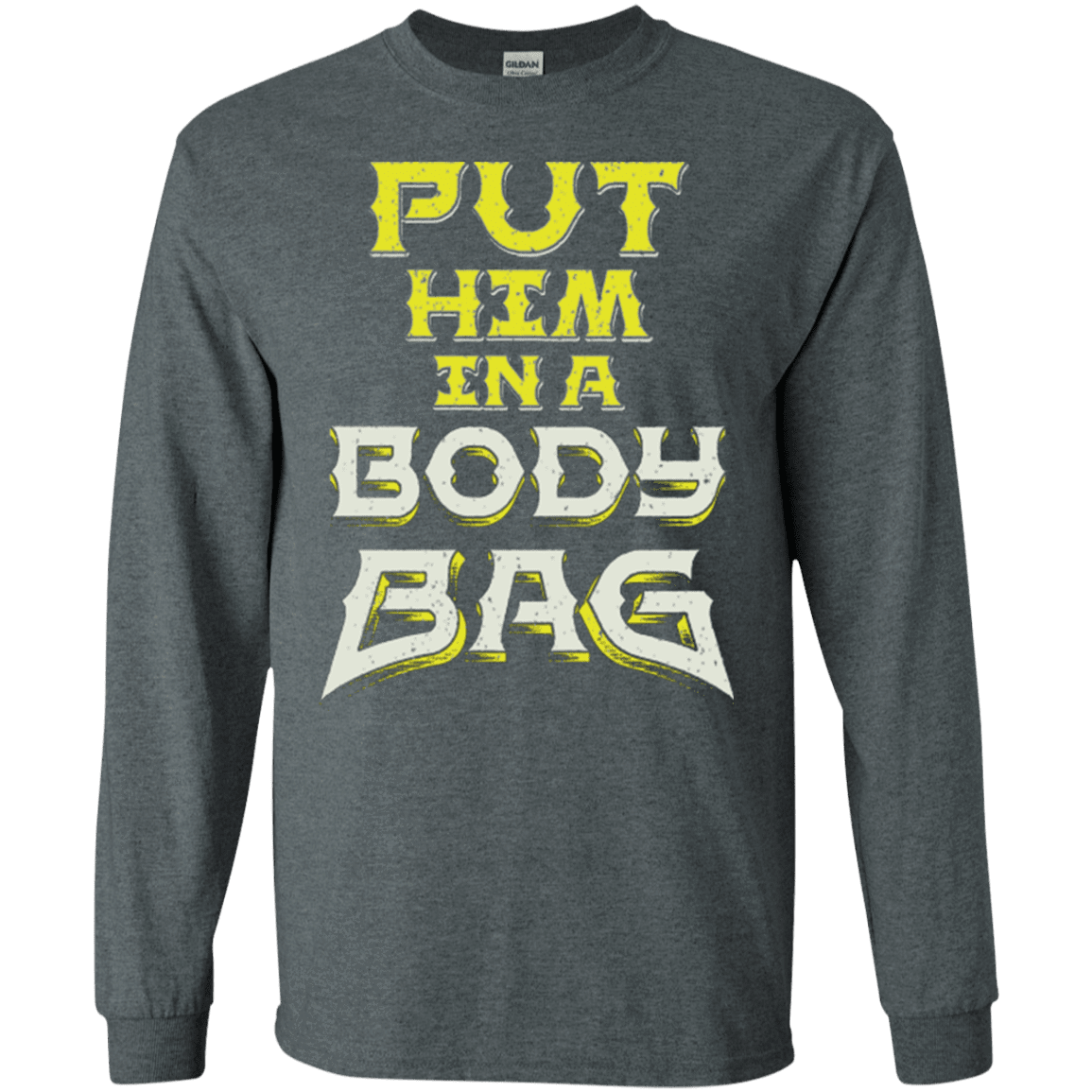 T-Shirts Dark Heather / S BODY BAG Men's Long Sleeve T-Shirt