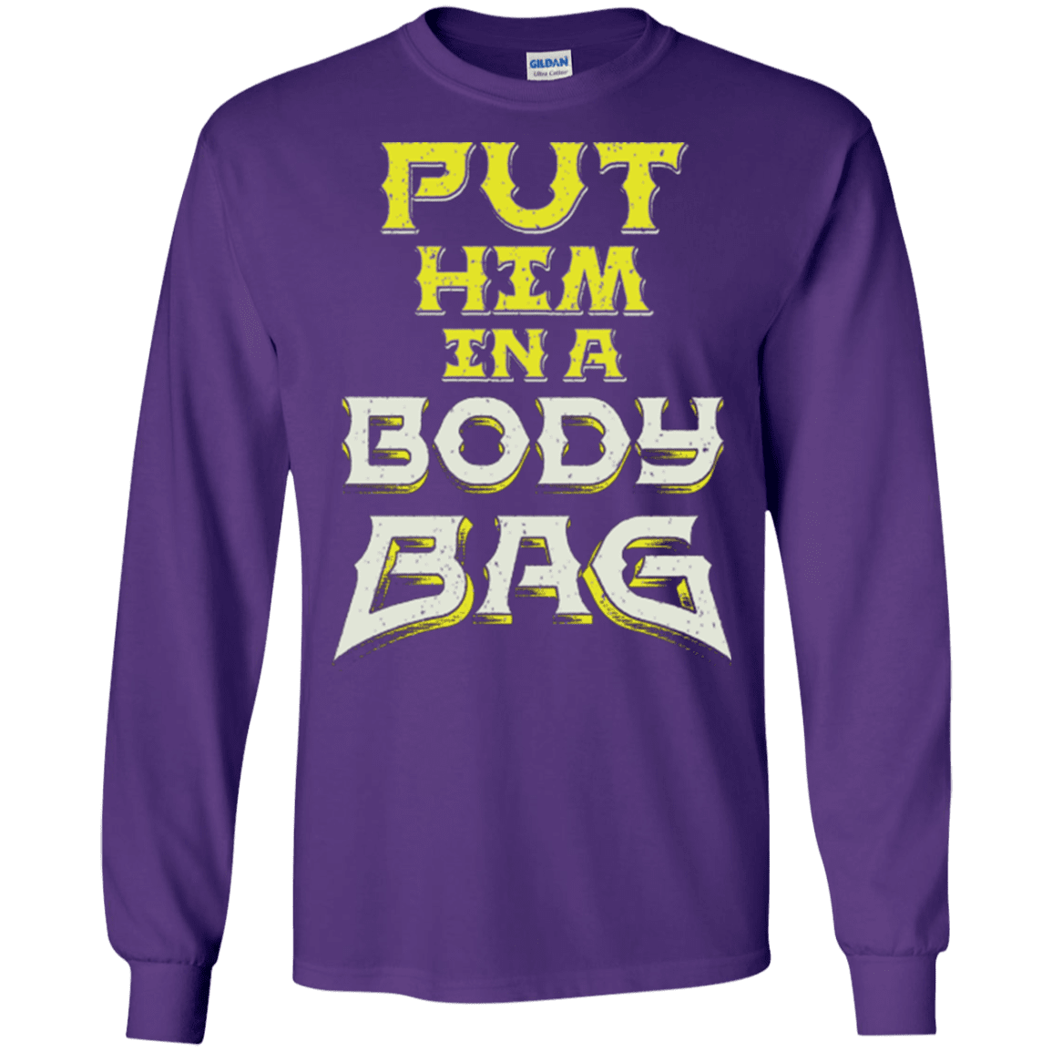 T-Shirts Purple / S BODY BAG Men's Long Sleeve T-Shirt